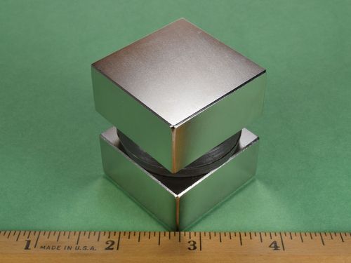 N52 Neodymium Block Magnets – 2" X 1" X 1/4" Rare Earth, 27.6 Lb Pull (1 Piece)